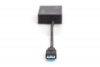 Digitus Karta sieciowa przewodowa USB 3.0 A do RJ45 Gigabit SFP Ethernet 1 Gbps Fiber Chipset RTL8153